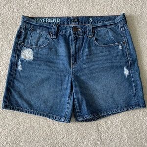 J.Crew Factory Distressed Boyfriend Denim Shorts 8